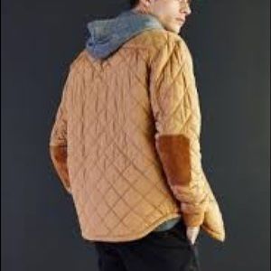 CPO urban outfitters men’s quilted tan jacket